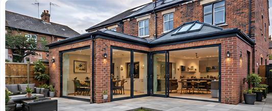 Modern home with expansive additional living space